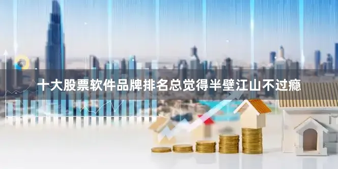 十大股票软件品牌排名总觉得半壁江山不过瘾